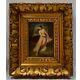 19th Century Ancient Oil Painting "venus In The Bathtub" 51x44 Cm