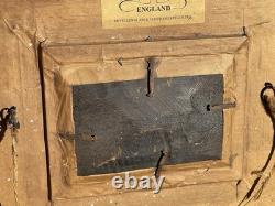 19th Century Antique Painting Oil on Panel Victorian Frame Biggs & Sons London