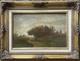 19th Century Barbizon School Original Oil Painting Landscape Framed, Signed