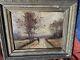 19th Century Oil On Wood Painting In The Style Of Barbizon, Signed