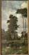 19th Century Painting Oil On Wood Signed Berghe In The Style Of Barbizon
