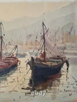 20th Century Painting by Antonio Segrelles Impressionist Oil 46cm x 55cm