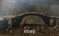 2682 Hendrick van Avercamp 1585-1663 (entourage) oil on wood 17th century