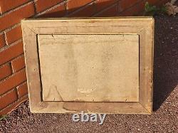 2 Antique Paintings Signed. Landscape Oil Painting on Wood Panel Style 19th Century