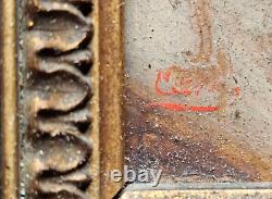 2 Religious Paintings on Wood Panels with Gilt Frames – MATER AMABILIS & MARIA VIRGO