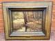 Alfons Rubbens. Titled Under Wood. Oil Painting On Wood Panel Signed