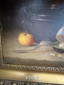 ARMAND ROBERT 1817 1890 STILL LIFE WITH BACON AND CABBAGE PAINTER FROM ARRAS born in 1862