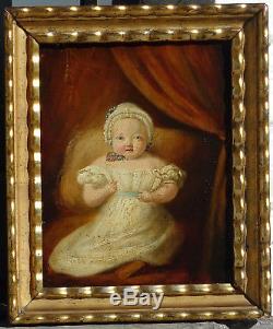 A Beautiful Baby! 1780, Superb Little Portrait Of Child Louis XVI