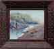 A. Joriot Around 1930. Beautiful Orientalist. Animated Landscape In The Aurès In Algeria