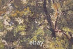 Abel Valabregue HST signed and dated 9 1923 Underbrush Landscape