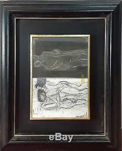 Abstract Composition. Oil / Canvas. Illegible Signature. Spain. Xxth Century