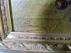 According to Adrien MARIE (1848-1891) Painting Oil on wood panel, A beginning
