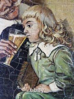 According to Adrien MARIE (1848-1891) Painting Oil on wood panel, A beginning