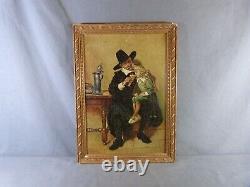 According to Adrien MARIE (1848-1891) Painting Oil on wood panel, A beginning