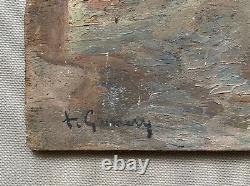 Adolphe Gumery, Orientalist Painting, Antique Signed Painting, Early 20th Century