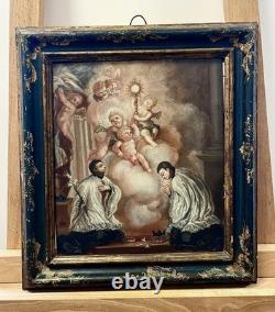 Adoration of the Blessed Sacrament, oil on panel, 17th century