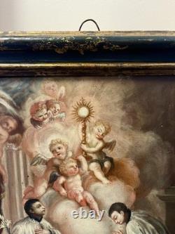 Adoration of the Blessed Sacrament, oil on panel, 17th century