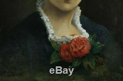 Agapit Stevens, 1849, Portrait, Young Woman, Lady, Rating Up To 15000 Euros