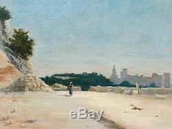 Albert Balmier Oil Painting Landscape MIDI Provence Villeneuve Les Lez Avignon