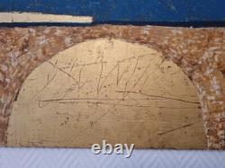 Albert Diato (1927-1985) Oil on Wood Panel Abstract 1960s