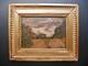 Alexandre Defaux (1826-1900) Landscape Oil On Wood 16.5 X 22 Cm