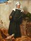 Alexandre Marie Guillemin Oil Painting Portrait Religious Sister Hens Convent