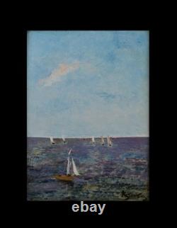 Alfred Émile Léopold Stevens 1823-1906. Belgian School. Regatta