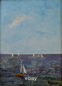 Alfred Émile Léopold Stevens 1823-1906. Belgian School. Regatta