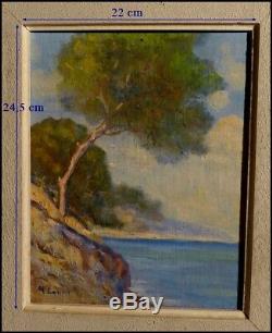 Algeria French Marcel Canet 1878-1959 Pine On The Creek Oil / Panel Algiers