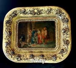 Ancient Albanian Greek Orthodox Baptism Balkan Painting Orientalist Hellenistic