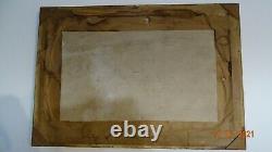 Ancient Oil Painting Painting On Signed Marine Wood Panel. Mr. Duvivier