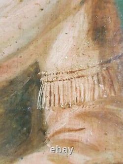 Ancient Painting Portrait Of A Lady Painting Oil Antique Painting Ölgemälde