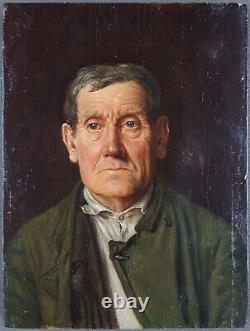 Ancient Painting Portrait Of A Man Painting Antique Oil Oil Painting Old Man