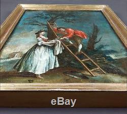 Ancient Painting The Birds Oil Painting Antique Oil Painting