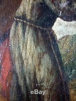 Ancient Painting The Carrying Cross Oil Painting Antique Oil Painting