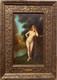 Ancient Tableau Nude Jules-armand Hanriot (1853-1930) Nymph, Circa 1900