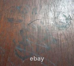 Ancient Wood Painting A Marine Two Barques A Pier Signed Ch. A. 1882