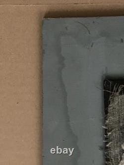 Ancient painting oil mixed composition sculpture portrait of a melancholic woman