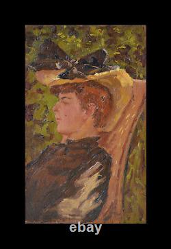And? Here is Nabis, late 19th century. Woman in a garden.