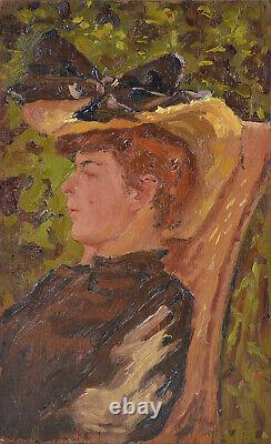 And? Here is Nabis, late 19th century. Woman in a garden.