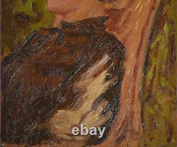 And? Here is Nabis, late 19th century. Woman in a garden.