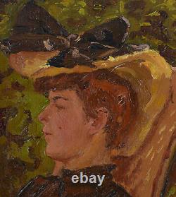 And? Here is Nabis, late 19th century. Woman in a garden.