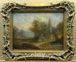 Animated Country Landscape Table Hst (barbizon School) XIX