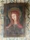Anonymous Oil On Canvas Glued On Wood Religious Icon Xx