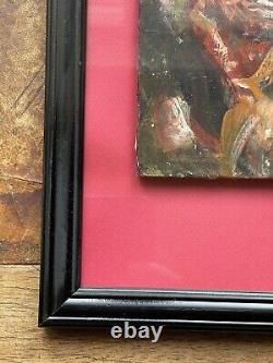 Anonymous Oil on Wood Portrait of a Cardinal Italian School Early 20th Century