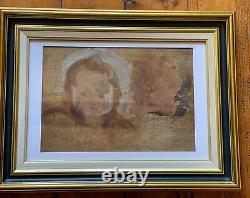 Anonymous Oil on Wood Under Glass Baby French School XX