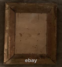 Antique French School Female Nude Oil Painting, circa 1900, Signed Oil on Panel, Framed