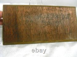 Antique Mountain Landscape Painting 1899 Oil on Wood Panel