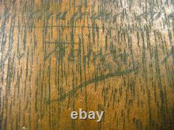 Antique Mountain Landscape Painting 1899 Oil on Wood Panel