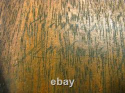 Antique Mountain Landscape Painting 1899 Oil on Wood Panel